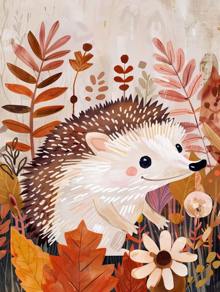 Happy Hedgehog Vibes Children Prints & Kids Posters
