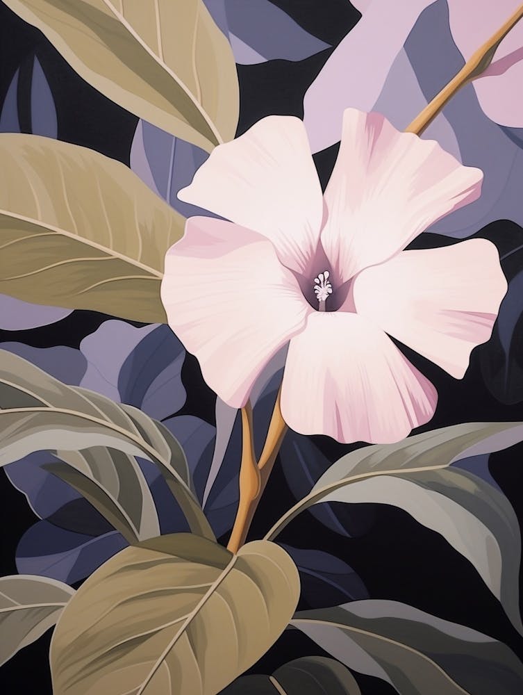 Flower Illustration Periwinkle 4