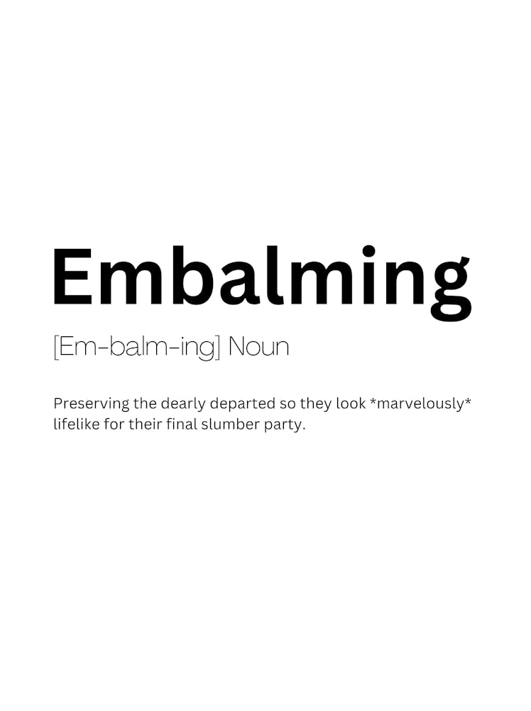 Embalming Definition Meaning 1