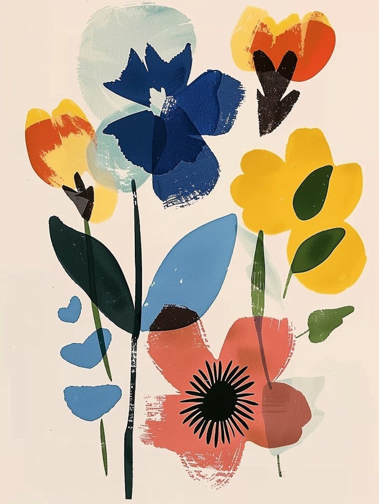 Painted Florals Wild Pansy 2