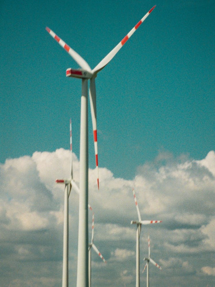 Wind Turbines in rural slovakia