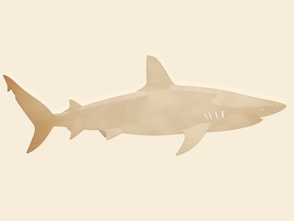 Bamboo Shark Silhouette 4