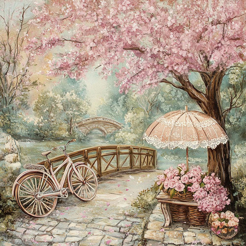 Vintage Cherry Blossom Dreamscape 2