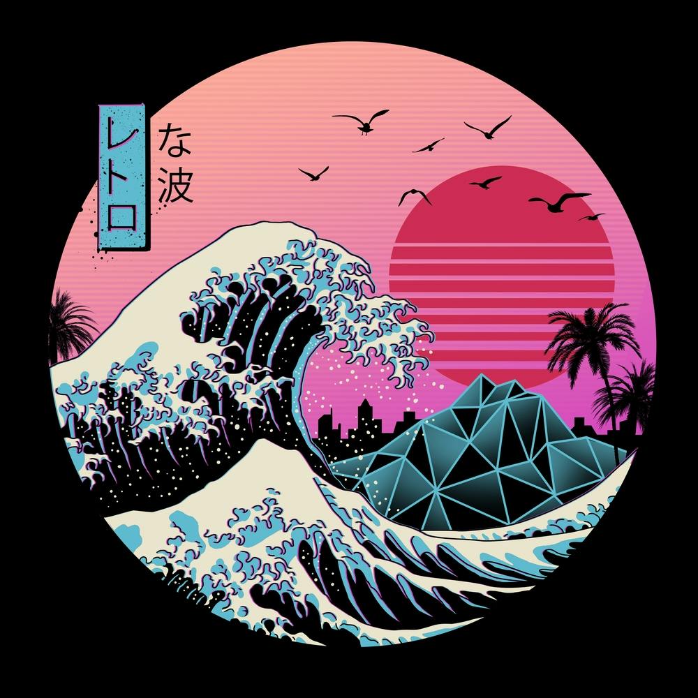 Great Retro Wave Square