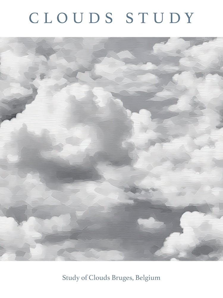 Study Of Clouds Bruges, Belgium