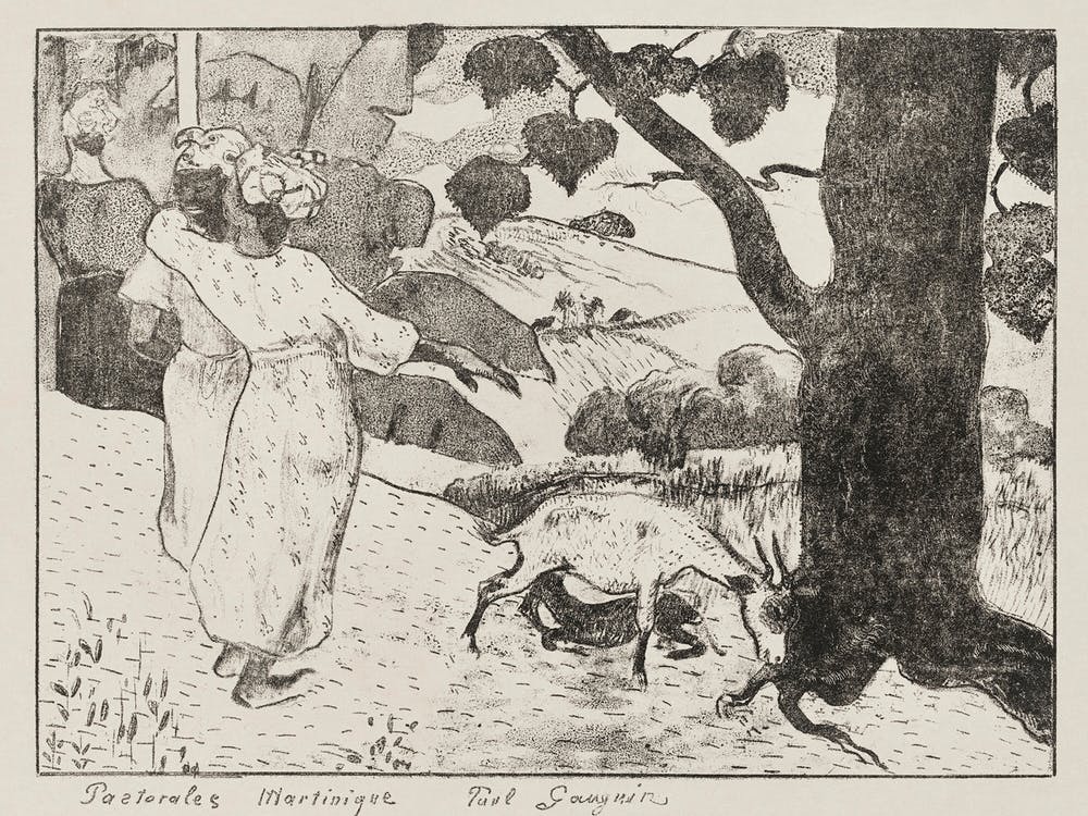 Pastorales Martiniques (1889), Paul Gauguin