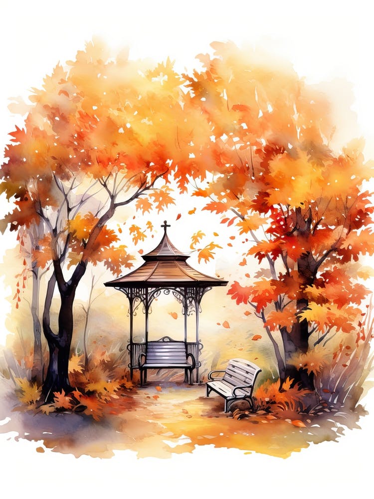 Cute Autumn Fall Scene 44