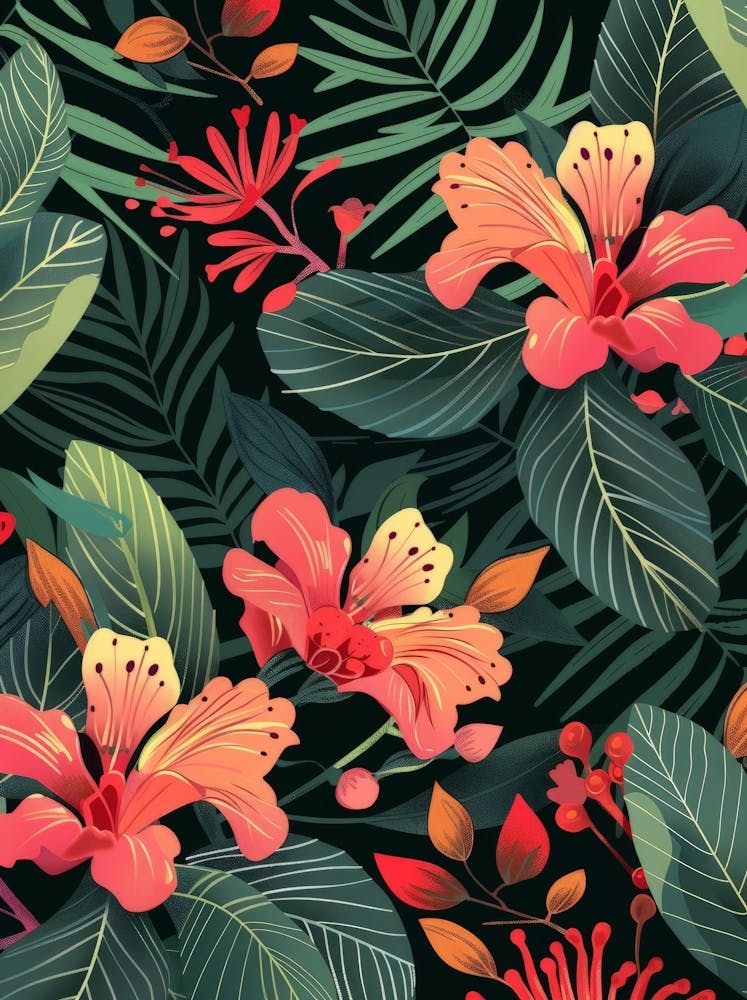 Seamless Floral Pattern 1