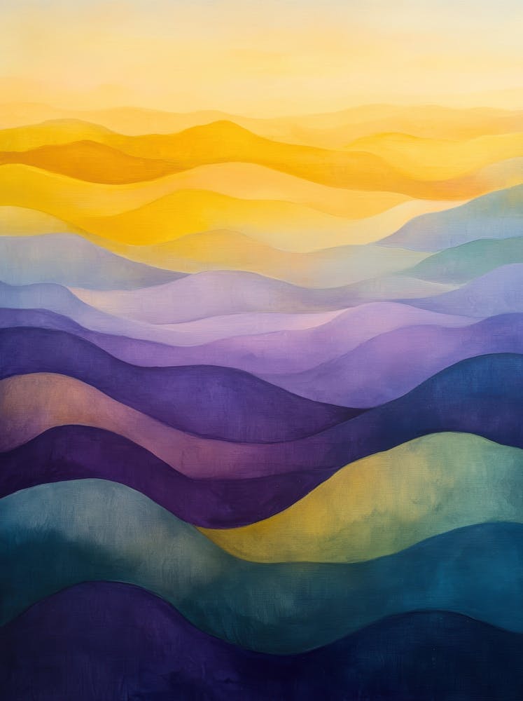 Sunset Over The Mountains 9