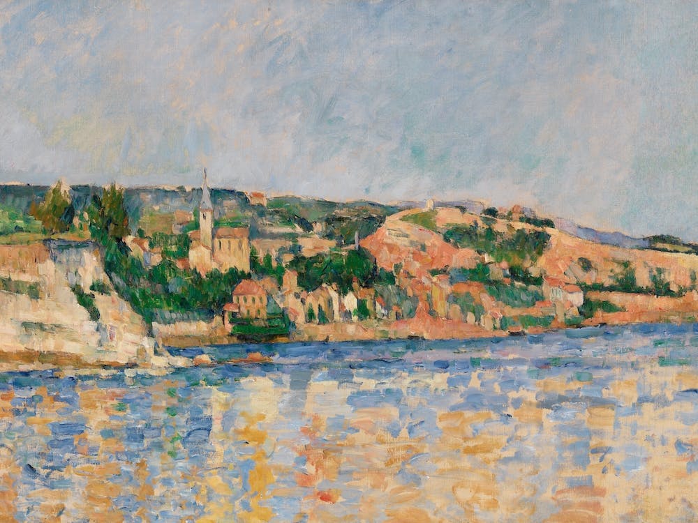 Village At The Water'S Edge (Village Au Bord De L'Eau), Paul Cézanne