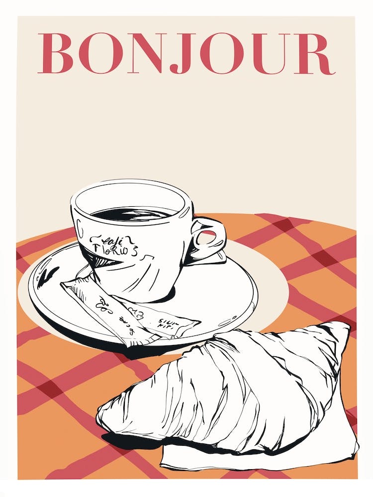 Bonjour French Coffee Croissant