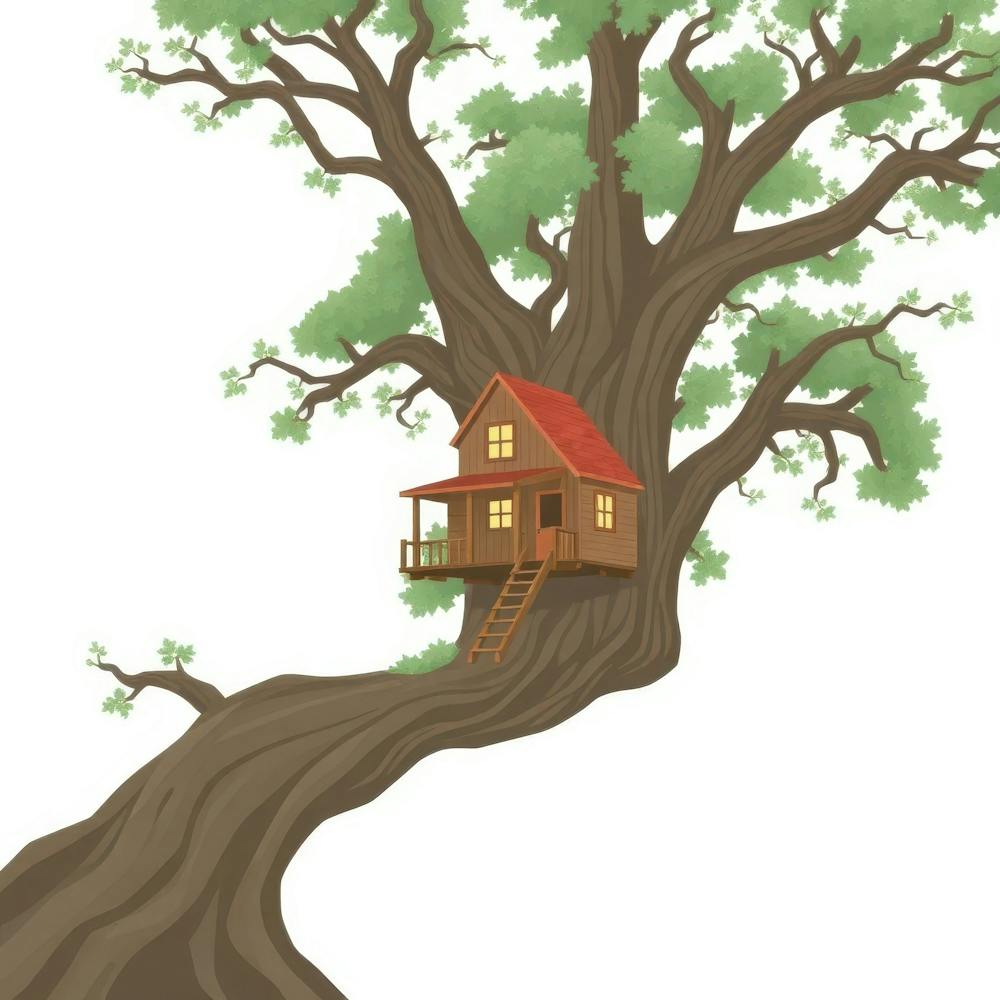 Tree House On A Tree