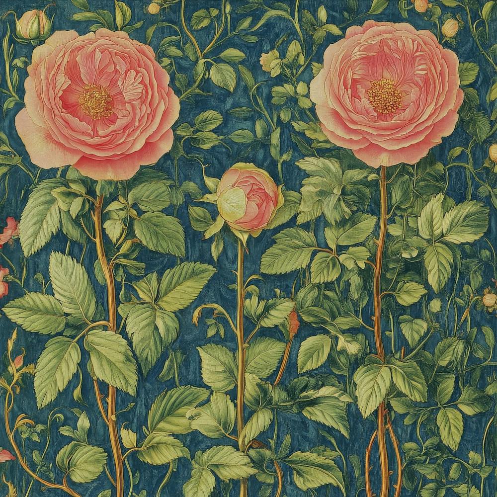 Roses In The Garden Art