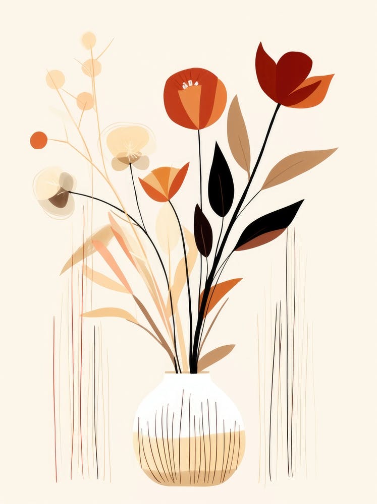 Abstract Floral Painting 1