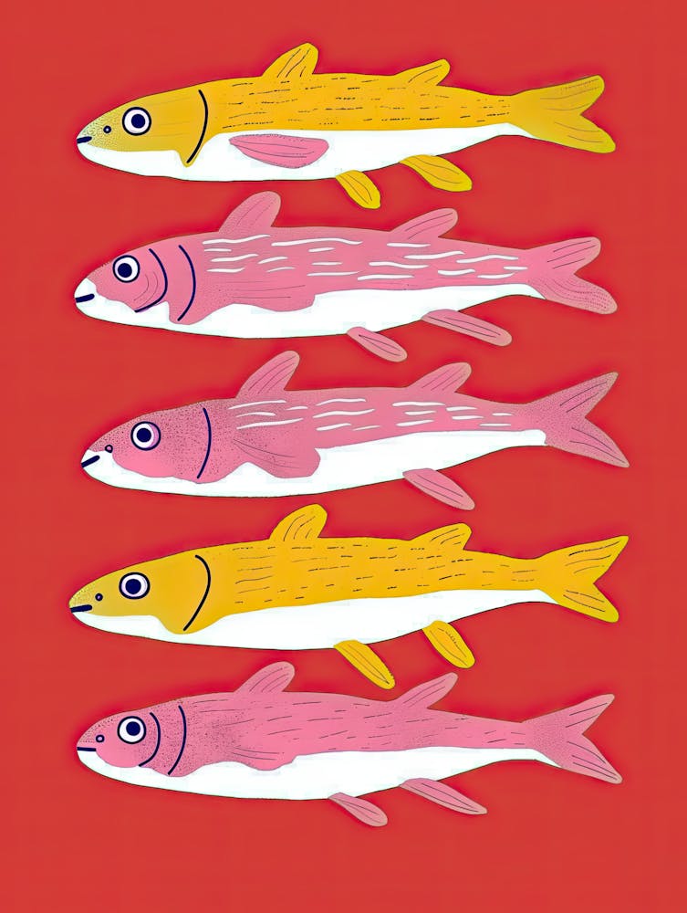 Synchrony At Sea Fish Poster