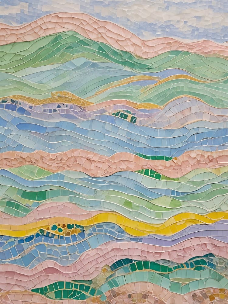 Waves In Soft Hues