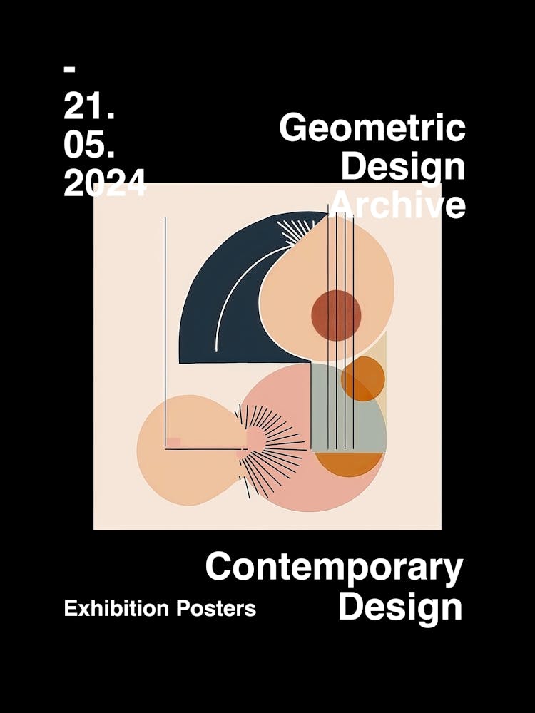 Geometric Design Archive Poster 05