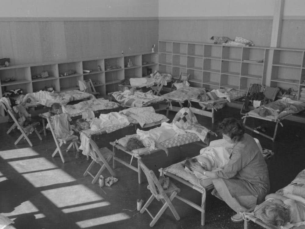 Nap Time In The Nursery School At The Fsa (Farm Security Administration) Farm Workers Community, Woodville 2
