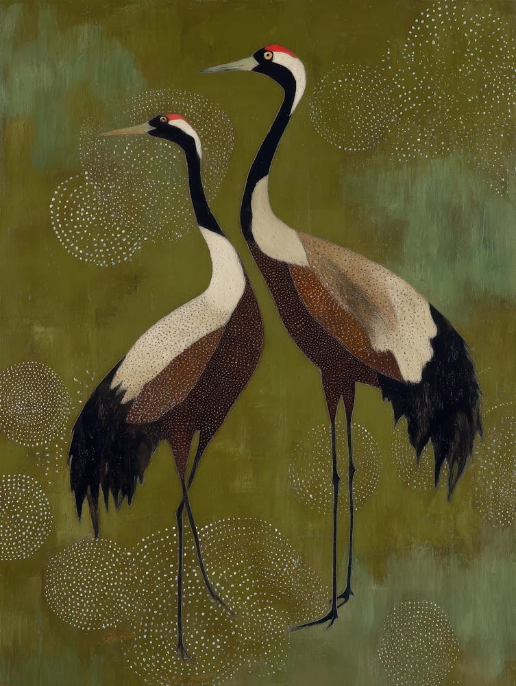Cranes Canvas Print