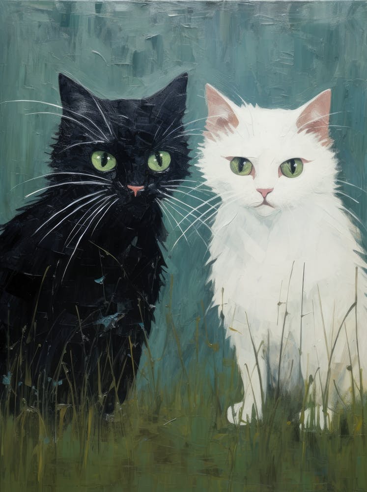 Black And White Cats