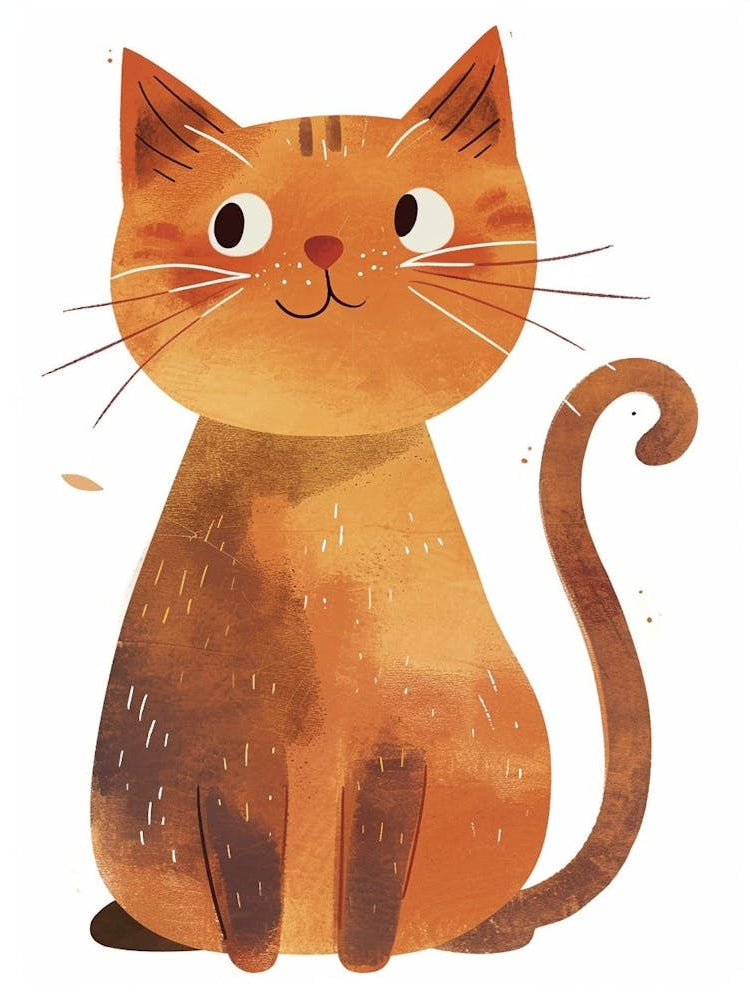 Khao Manee Cat Clipart Illustration 3