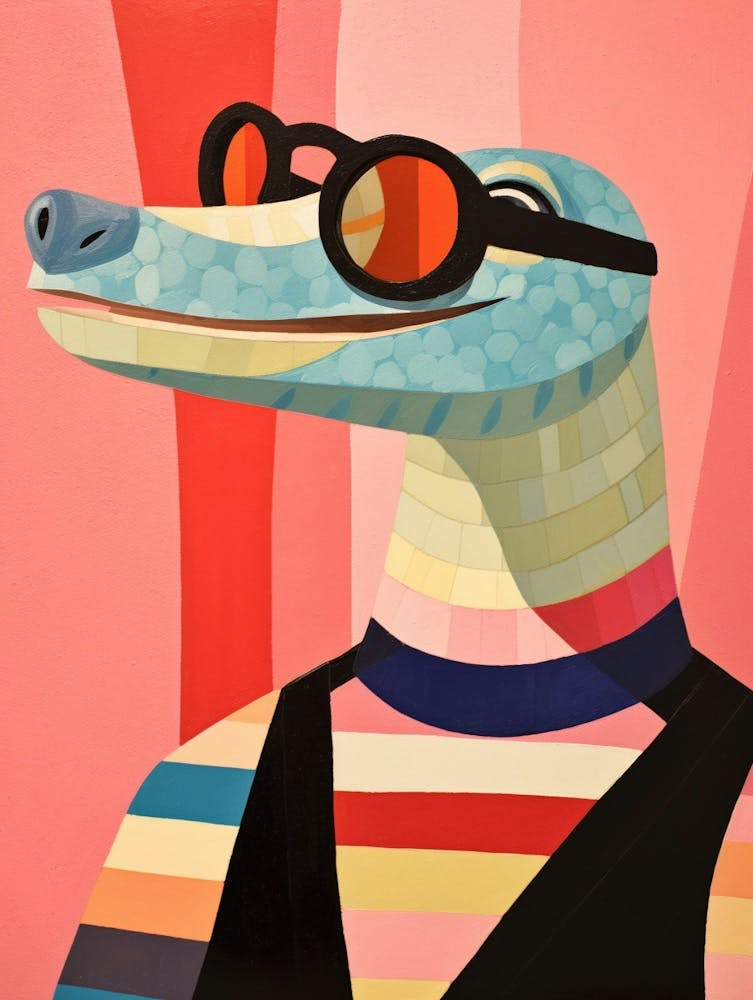 Little Komodo Dragon 1 Wearing Sunglasses