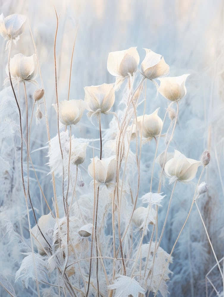 Frosty Botanical Moonflower 1