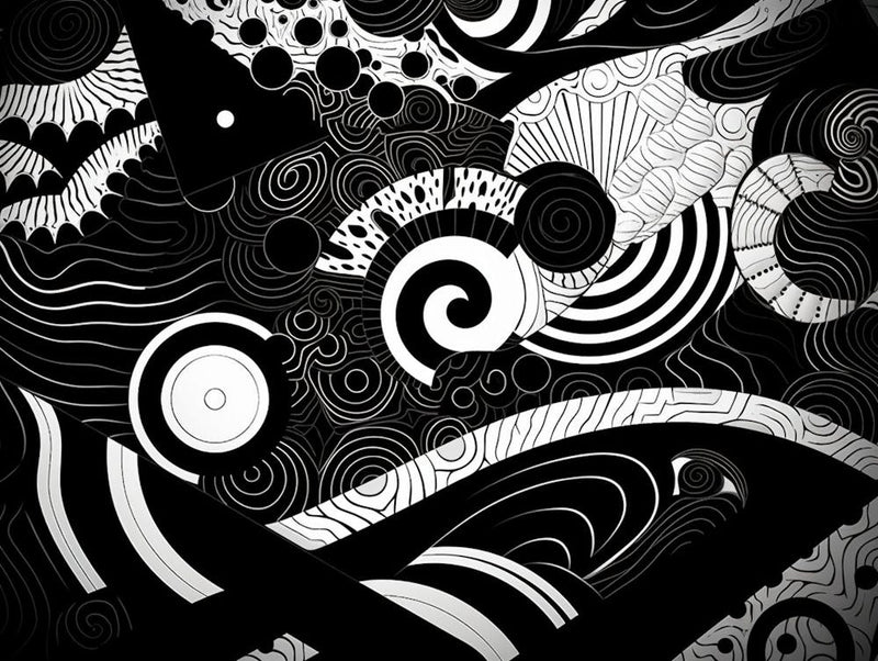 Patterns Abstract Black And White 8