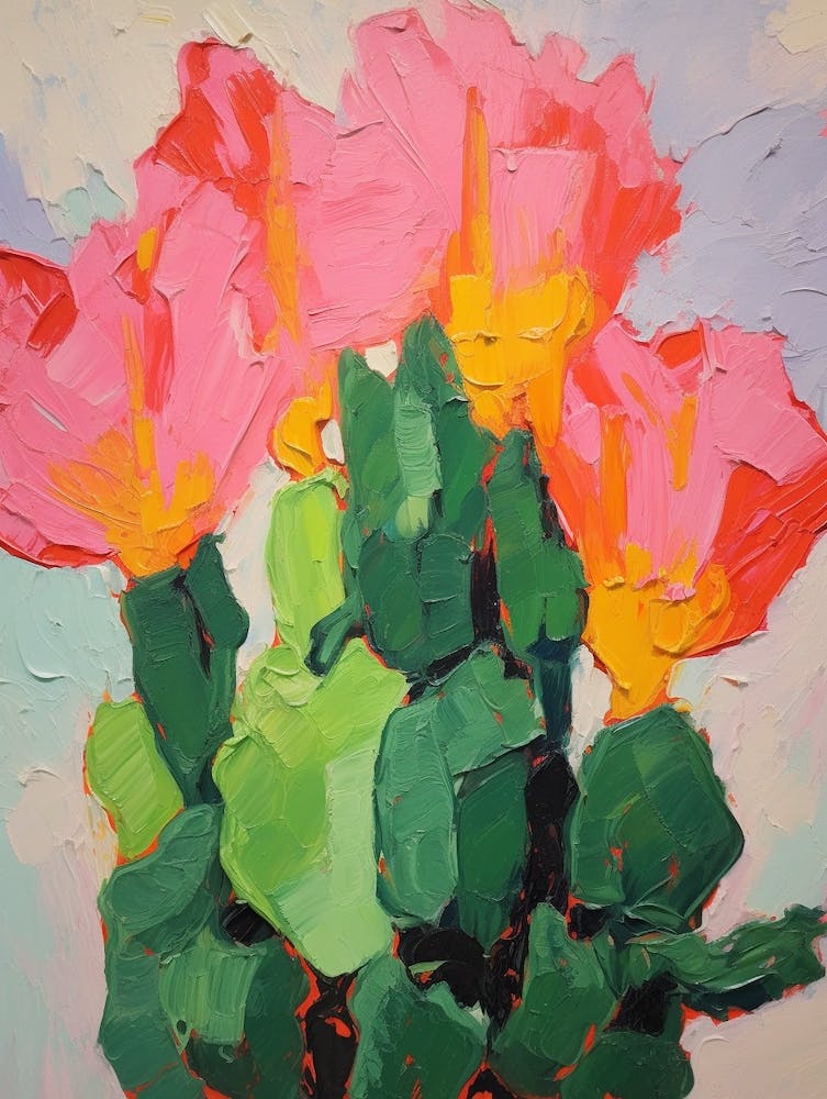 Cactus Painting Turks Head Cactus 3