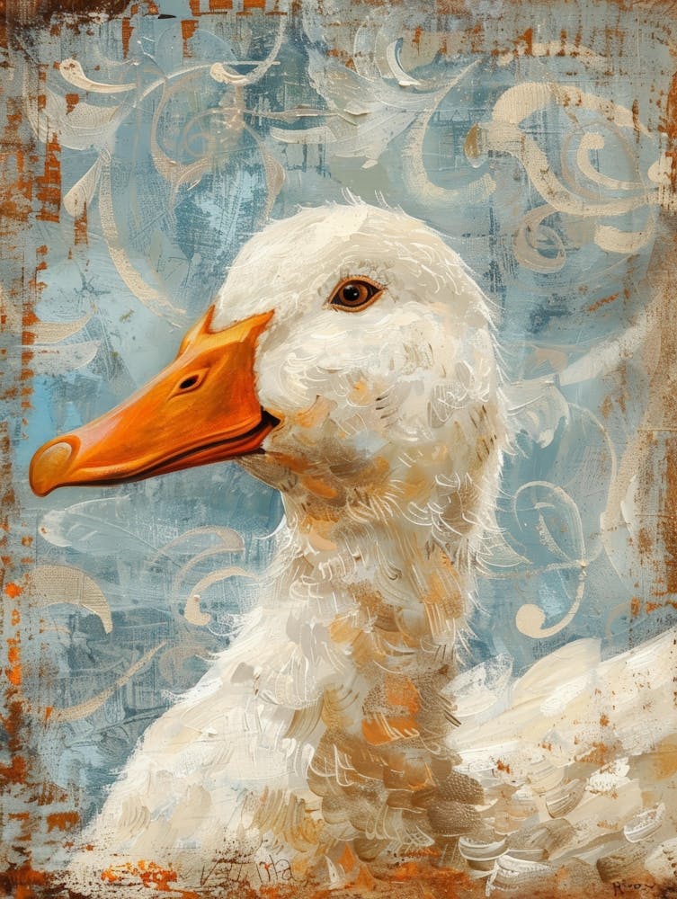 Enten-Leinwandkunst