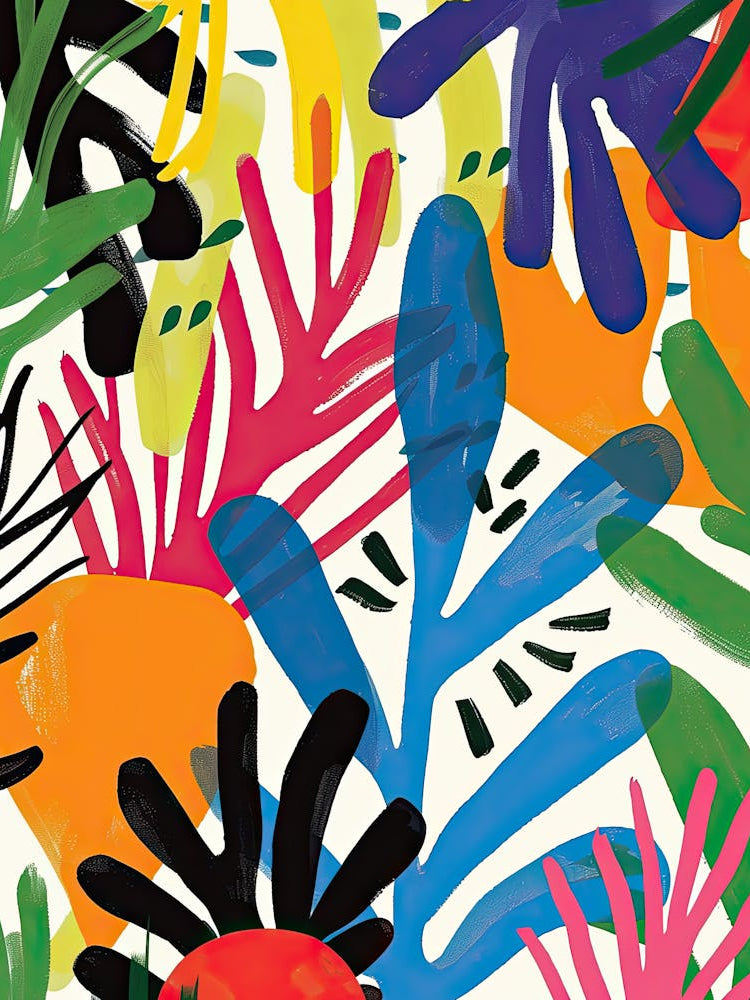 Enigmatic Bloom Matisse Style