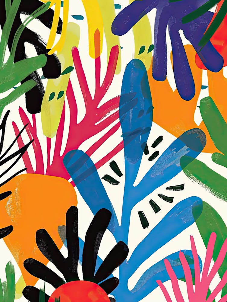 Enigmatic Bloom Matisse Style