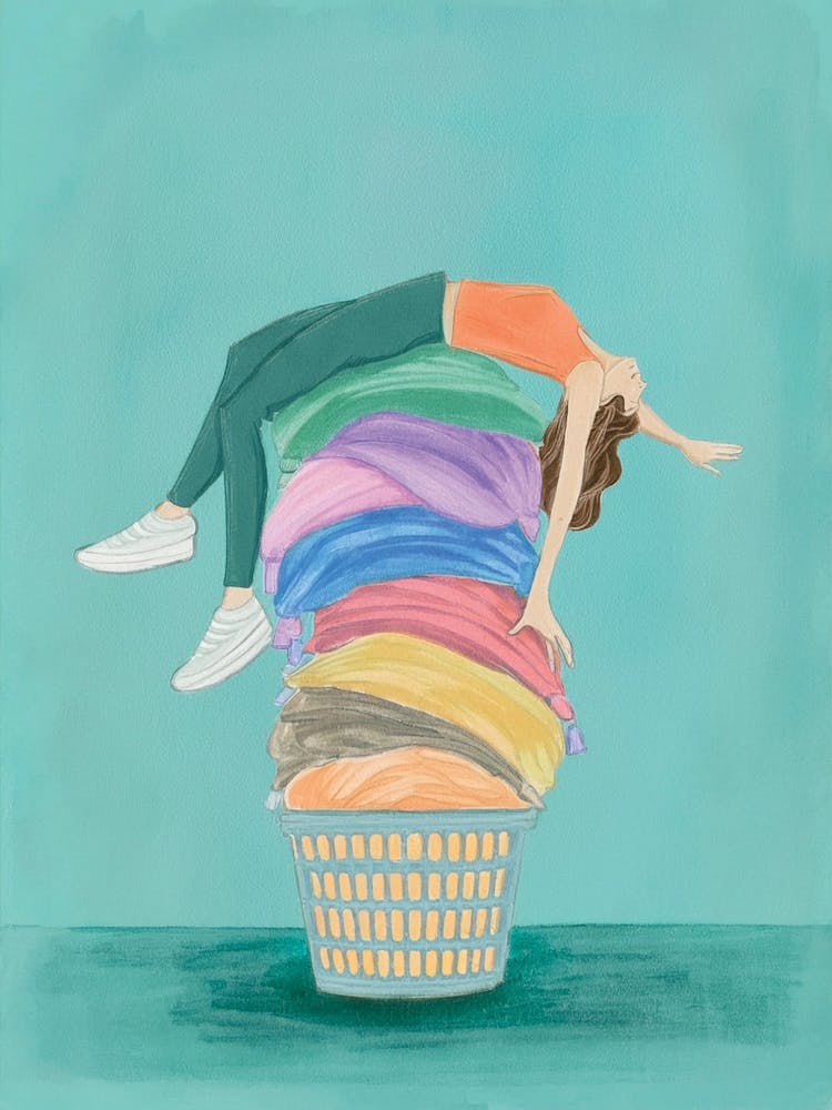 Wall art print, laundry day, travel gift, home gift, beautiful laundry room gift.7