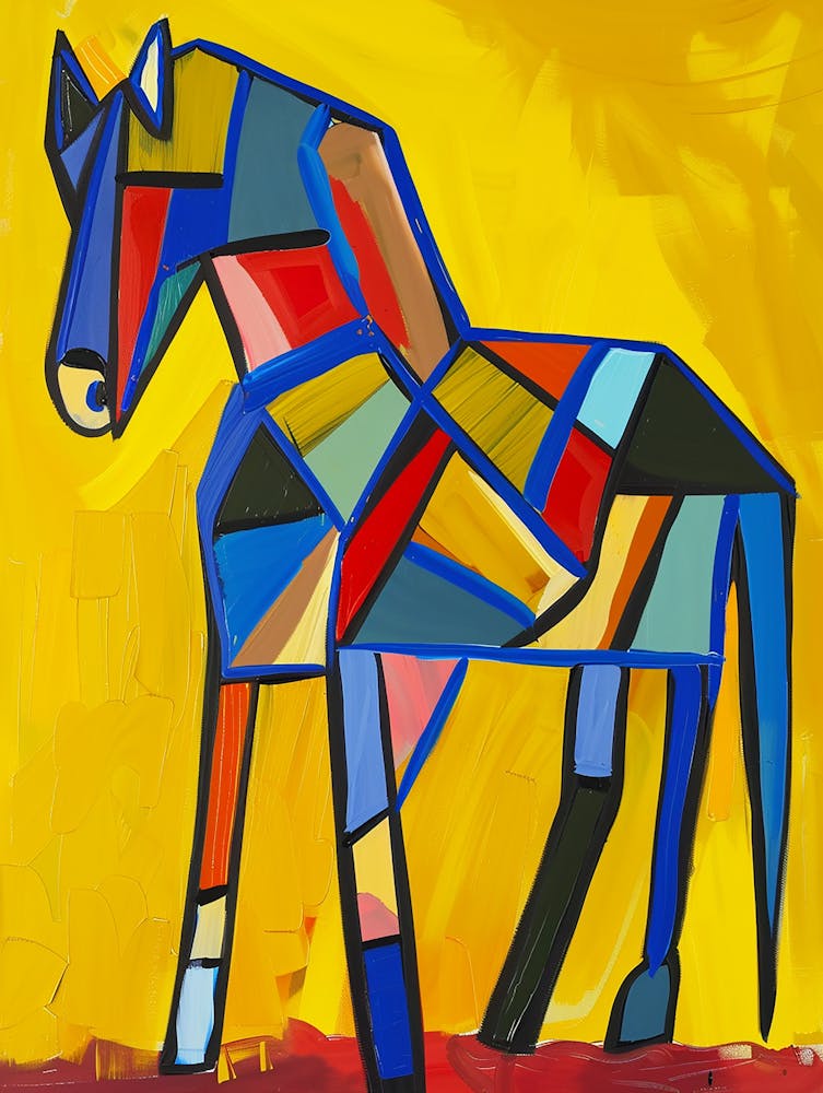 Cheval Abstrait 1