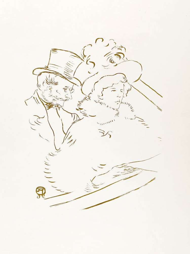 At The Concert (1896), Henri de Toulouse-Lautrec