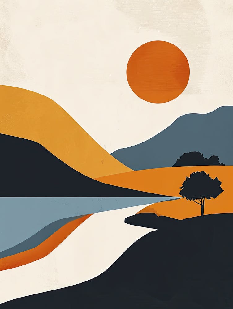 Landscape With Tree, Hygge