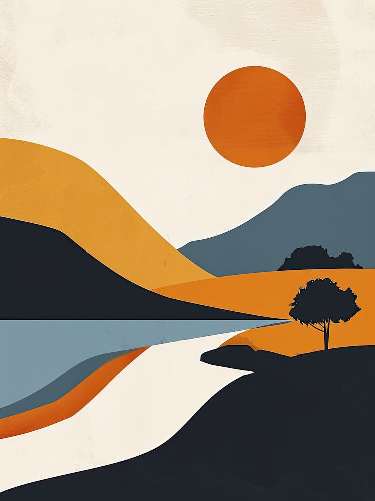 Landscape With Tree, Hygge