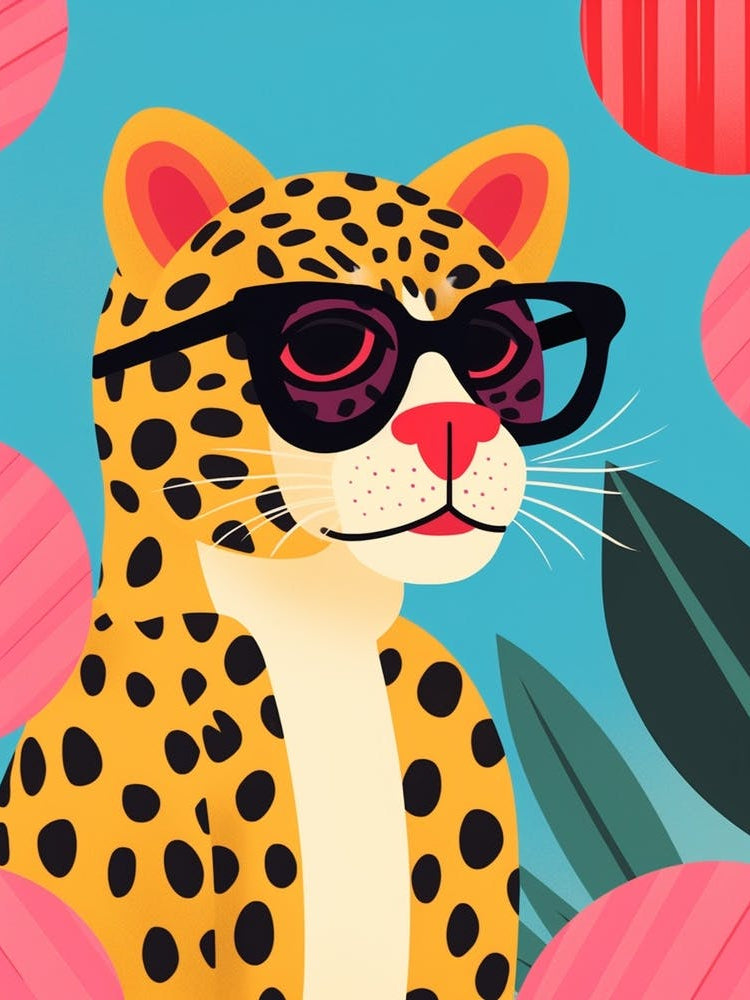 Little Jaguar 3 Wearing Sunglasses