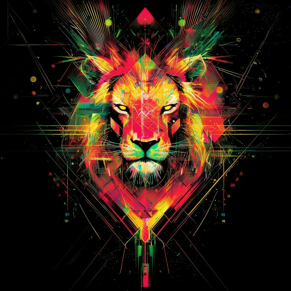 Lion art