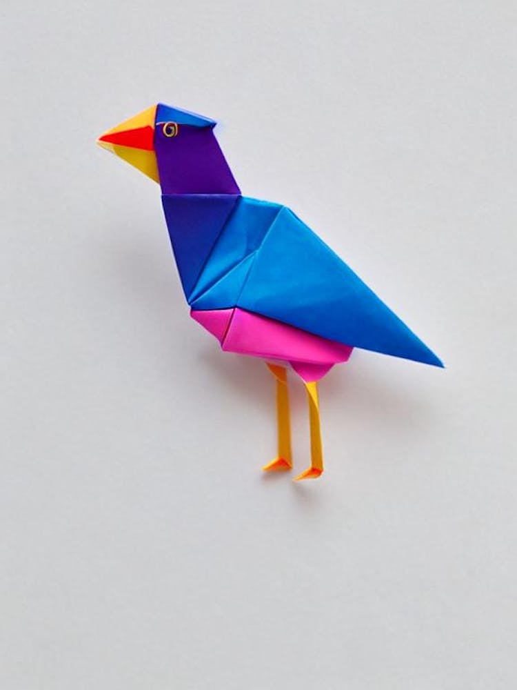 Chicken 2 Origami Bird