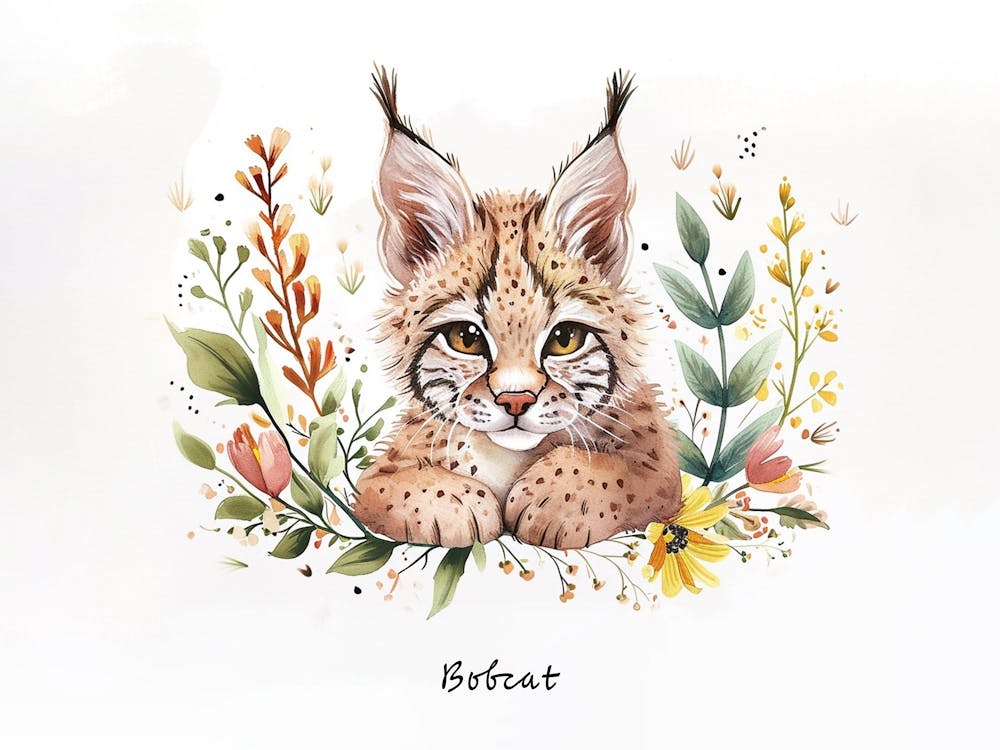 Kleiner Blumen-Rotluchs 4 Poster