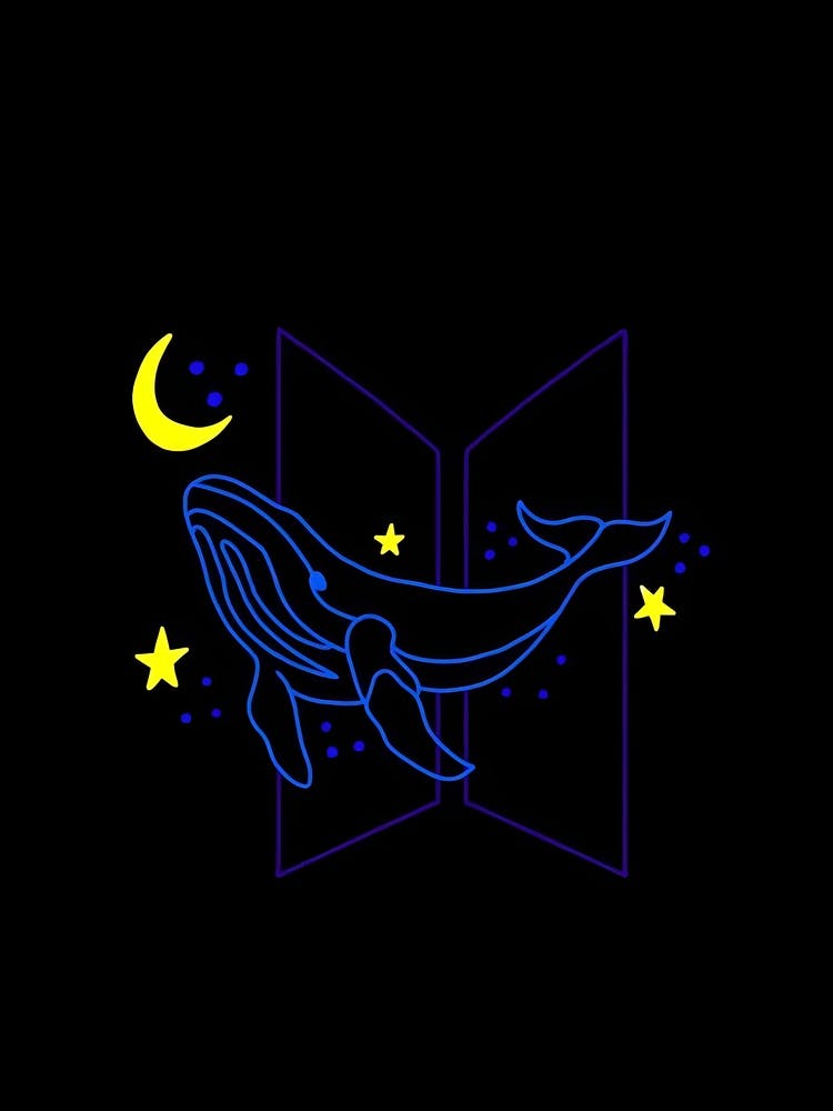 Whale In The Night Sky