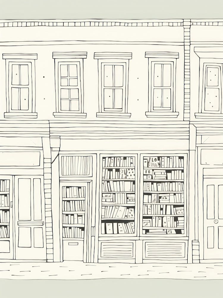 London The Book Nook Pastel Colours 6