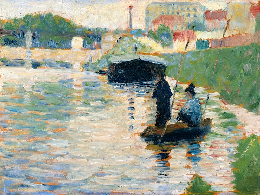 View Of The Seine, Georges Seurat