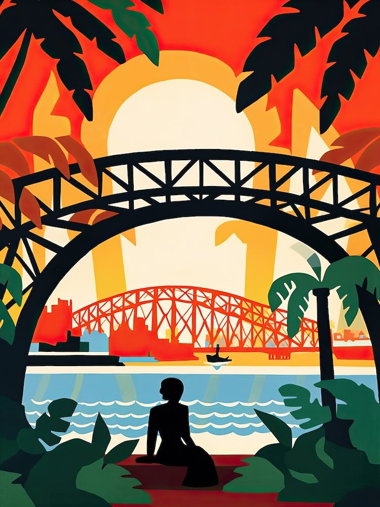 Pont Howrah Inde Coloré 4