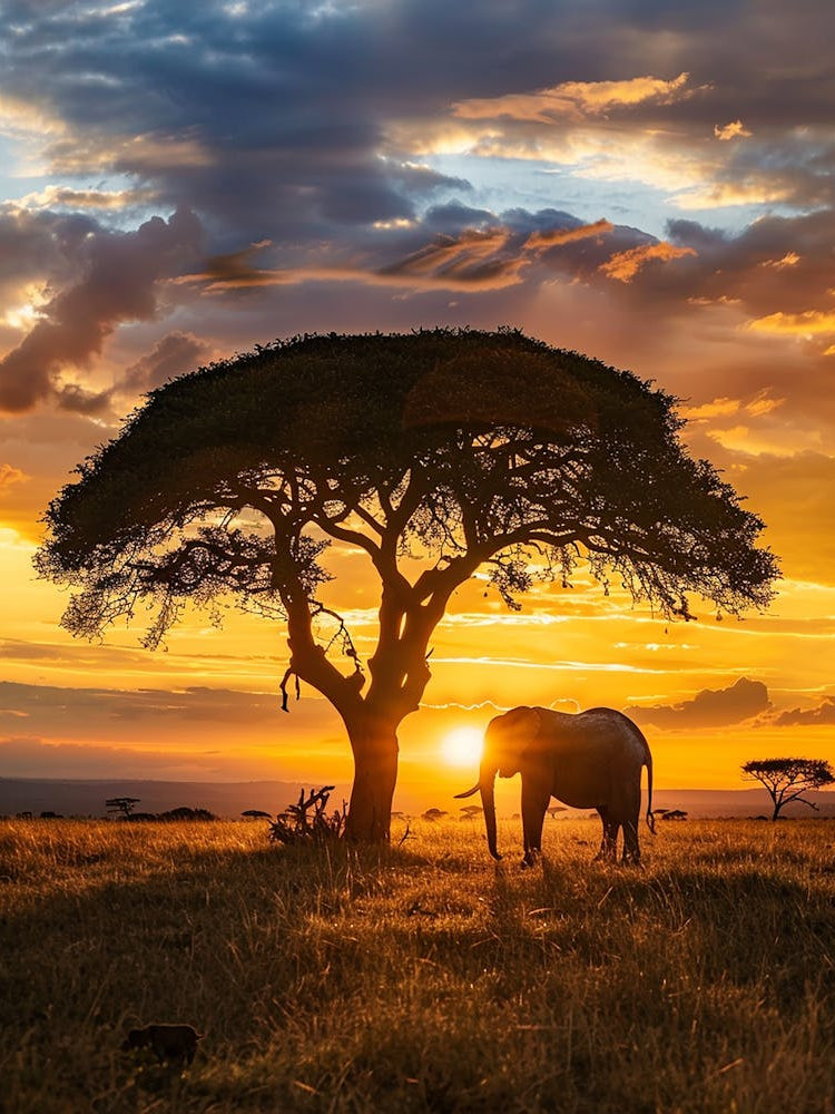 Sunset In The Savannah