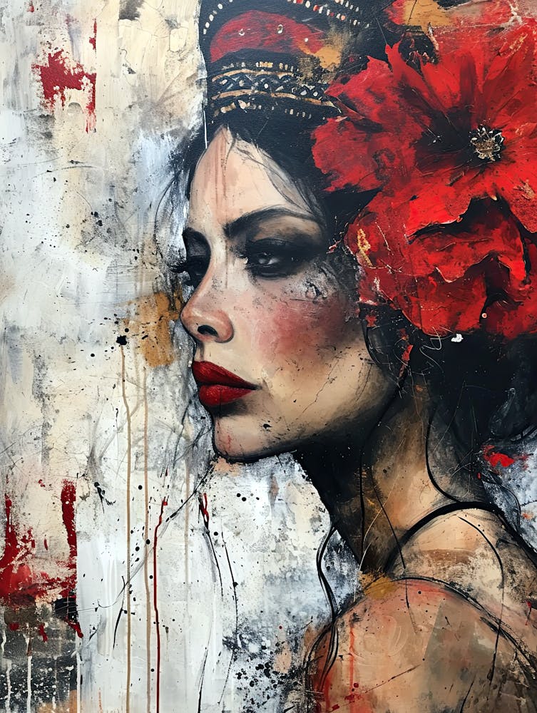 Mystic Sky Drifter, Boho Art Style