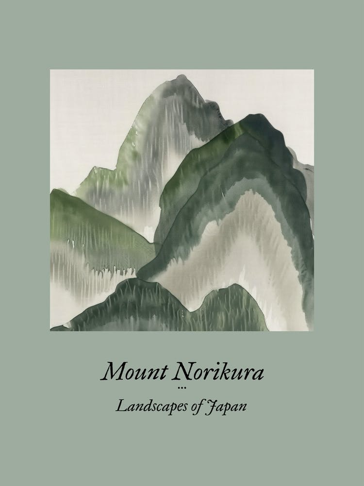 Landscapes Of Japan Mount Norikura 68
