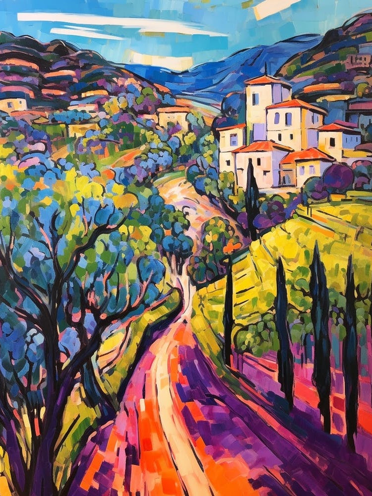 Spoleto Italy 1 Fauvist Painting