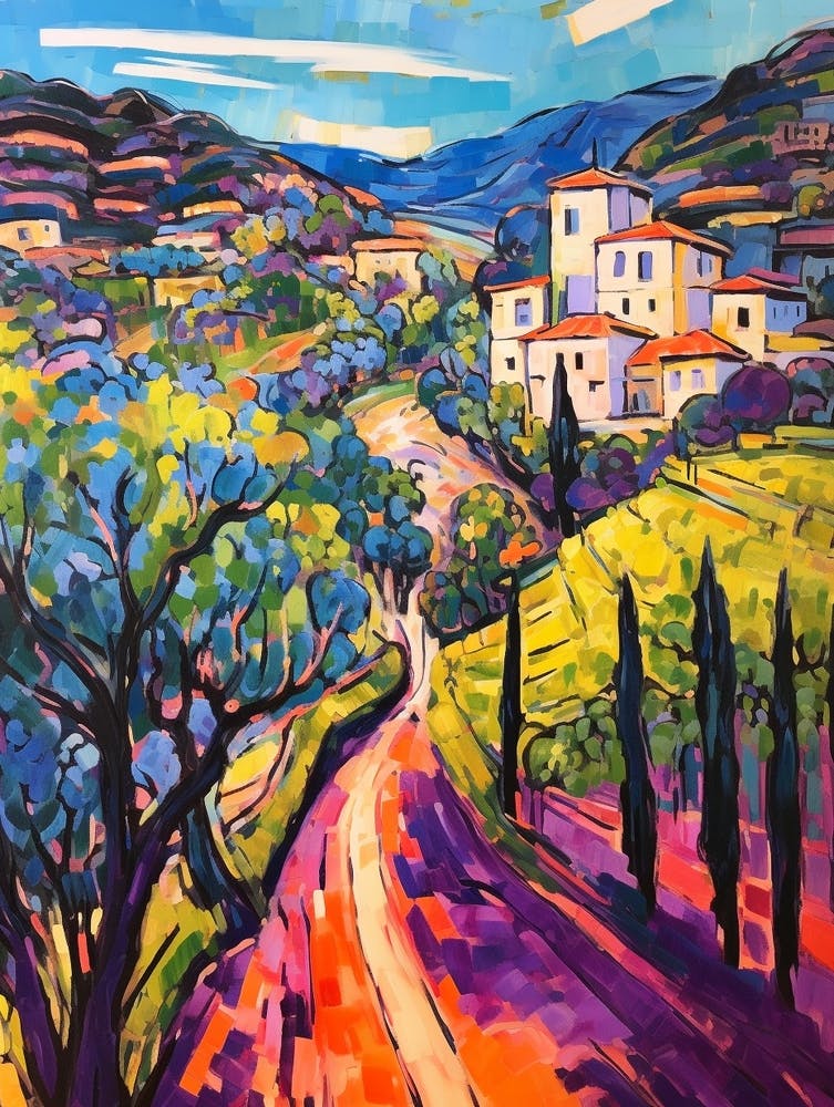 Spoleto Italy 1 Fauvist Painting